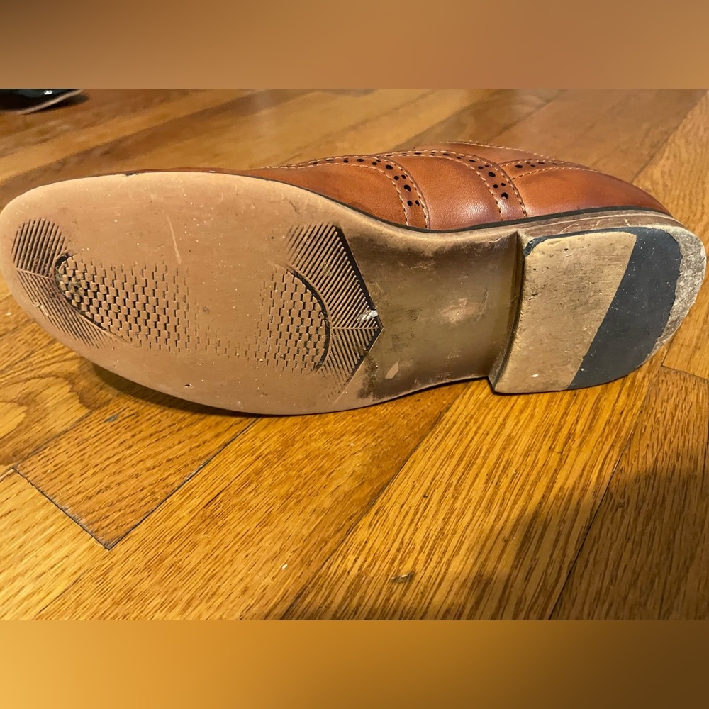 Bruno Marc Boys Wingtip Brown Dress Shoes - Picture 7 of 9